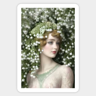 Lady Lily of the Valley Sticker